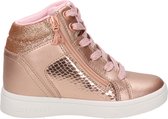 Skechers Street meisjes veterboot - Rose goud - Maat 31
