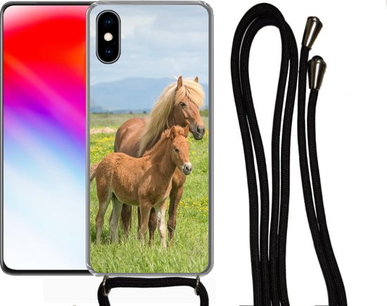 Siliconen avec Paarden Convient Berg iPhone