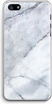 CaseCompany® - iPhone 5 / 5S / SE (2016) hoesje - Witte marmer - Soft Case / Cover - Bescherming aan alle Kanten - Zijkanten Transparant - Bescherming Over de Schermrand - Back Cover