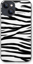 CaseCompany® - iPhone 13 mini hoesje - Zebra pattern - Soft Case / Cover - Bescherming aan alle Kanten - Zijkanten Transparant - Bescherming Over de Schermrand - Back Cover