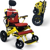 COMFYGO  Liggende Rolstoel voor volwassenen 500 W Motor Opvouwbare Elektrische Rolstoelen Draadloze afstandsbediening Mobiliteit Rolstoel IQ-8000, Normaal Zit (45 cm), 12AH Li-ion