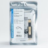 Smart Keeper Essential Micro USB-B (4x) + Lock Key Mini (1x) – Beige
