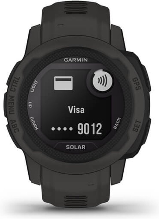 Garmin Instinct 2S Solar - Sporthorloge met GPS - Smartwatch voor heren - Zon Oplaadbaar - 40mm - Graphite