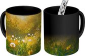Magische Mok - Foto op Warmte Mok - Bloemen - Zomer - Aquarel - 350 ML