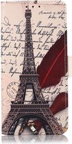 Hoesje Portemonnee Book Case met Eiffeltoren Print Geschikt voor Samsung Galaxy A53