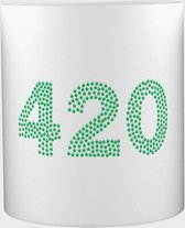 Akyol - 420 Mok met opdruk - 420 - wiet - cannabis - 350 ML inhoud