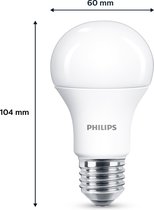 Philips energiezuinige LED Lamp Mat - 100 W - E27 - warmwit licht -6 stuks - Bespaar op energiekosten