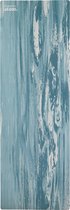 Yogamat - Blauw marmer Rubber
