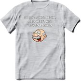 50 is pas het begin T-Shirt | Grappig Abraham 50 Jaar Verjaardag Kleding Cadeau | Dames – Heren - Licht Grijs - Gemaleerd - XL