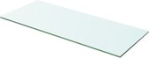 Decoways - Wandschap transparant 60x20 cm glas