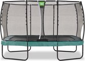 EXIT Allure Premium trampoline rechthoek 214x366cm - groen