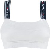 Tommy Hilfiger dames velvet bralette wit - S