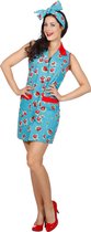 Toiletjuffrouw kostuum met bloemen 40 (l) | bol.com