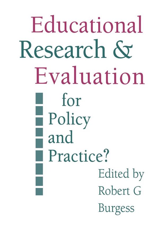 Education Research and Evaluation: For Policy and Practice? - cover