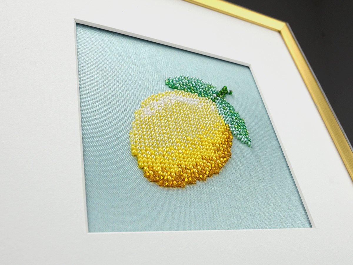 Miniart Crafts Lemon 12 x 12 cm borduren met kralen | bol.com