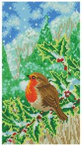 Crystal Art kit Snowy House Robin Drieluik Part 3 40 x 22 cm full diamond painting