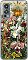 Geschikt voor OnePlus Nord 2 5G hoesje - Orchidee - Haeckel - Kunst - Siliconen Telefoonhoesje