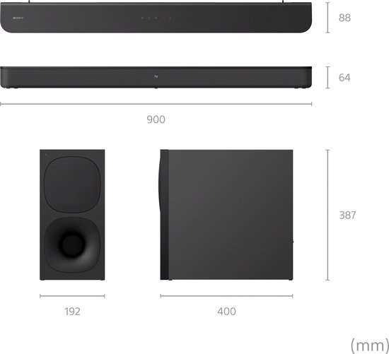 Sony HT-S400 - Soundbar geschikt voor TV - Met draadloze subwoofer van Sony — afbeelding 3