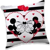 Disney Minnie & Mickey Mouse Kussen Kus - 40 x 40 cm - Polyester