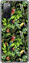 Geschikt voor Samsung Galaxy S20 FE hoesje - Vogels - Tropisch - Patronen - Siliconen Telefoonhoesje