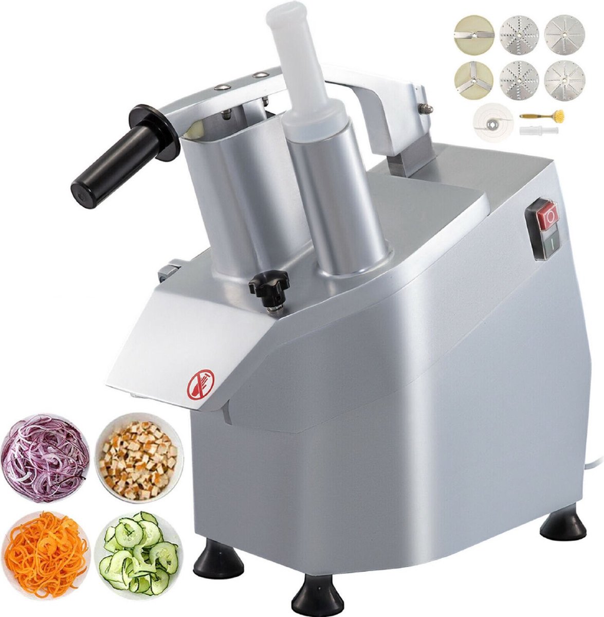 Mandoline De Cuisine 4 En 1 Amovible - Trancheuse, Râpe, Coupe-légumes En Acier Inoxydable