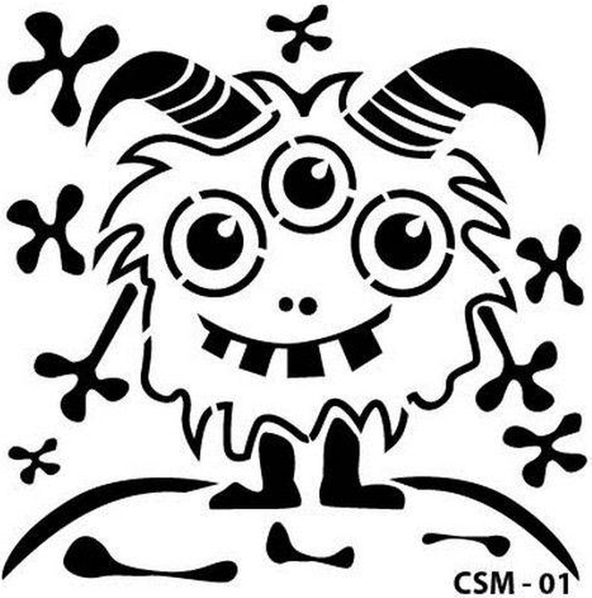 Cadence Mask Stencil CSM - Monster 1 03 035 0001 15X15