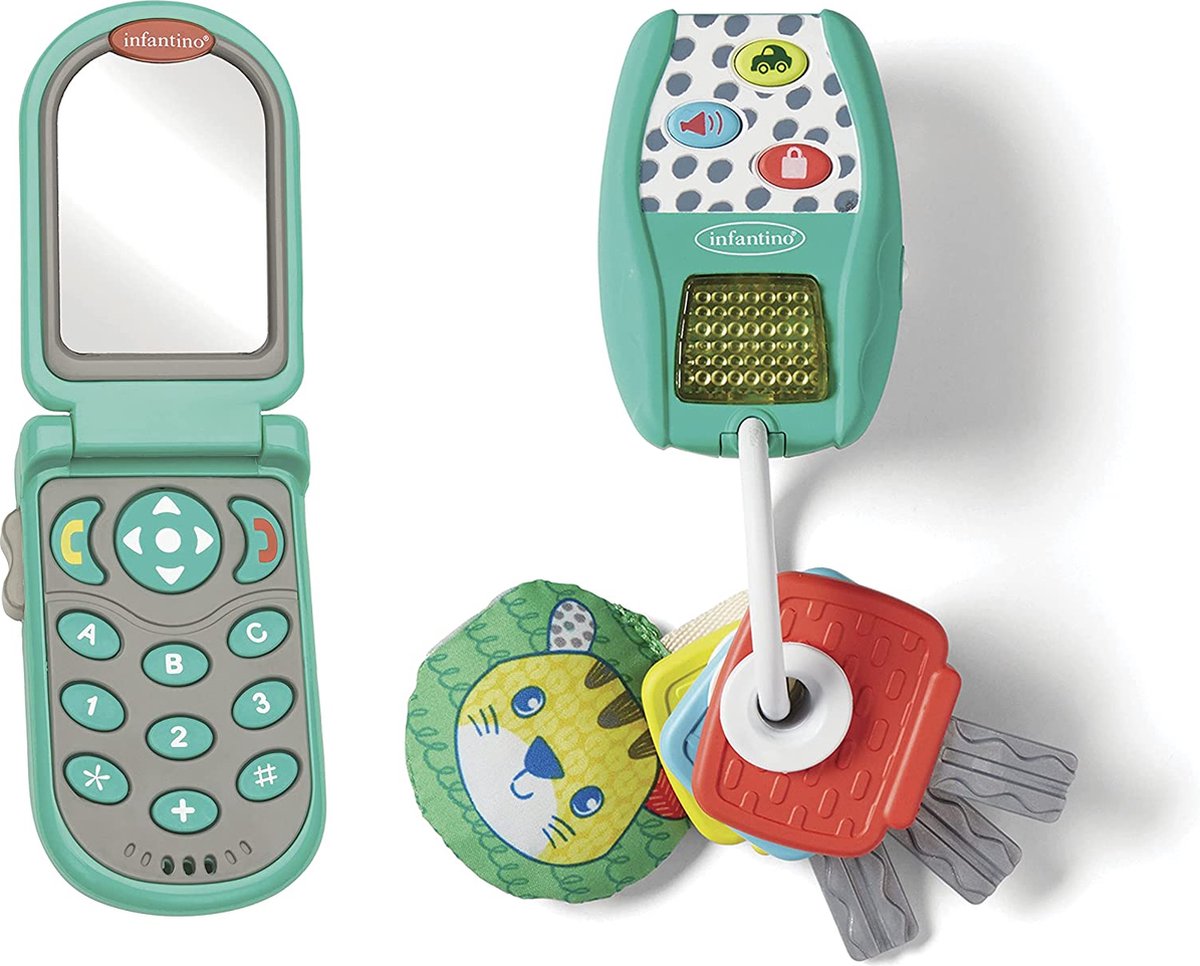 Téléphone bébé à clapet électronique : Infantino
