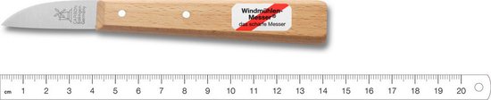 Robert Herder Molenmes - Tuinbouwmesje - Bloemenmesje - Carbonstaal - Lemmet 46 mm - Kort Heft Beukenhout van Robert Herder — afbeelding 3