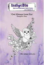 Owl Always Love You A6 Rubber Stamp (IND0278)