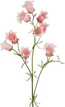 Viv! Home Luxuries Campanula - kunstbloem - 88cm - roze - topkwaliteit