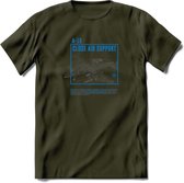 A-10 Warthog Vliegtuig T-Shirt | Unisex leger Kleding | Dames - Heren Straaljager shirt | Army F16 | Grappig bouwpakket Cadeau | - Leger Groen - XXL