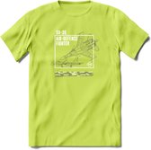 SU-35 Vliegtuig T-Shirt | Unisex leger Kleding | Dames - Heren Straaljager shirt | Army F16 | Grappig bouwpakket Cadeau | - Groen - S