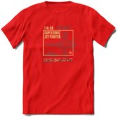 F-18 Vliegtuig T-Shirt | Unisex leger Kleding | Dames - Heren Straaljager shirt | Army F16 | Grappig bouwpakket Cadeau | - Rood - XL