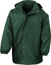 Groene heren regenjas reversible fleece / regenjas van Result XL