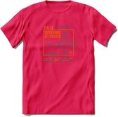 F-18 Vliegtuig T-Shirt | Unisex leger Kleding | Dames - Heren Straaljager shirt | Army F16 | Grappig bouwpakket Cadeau | - Roze - S