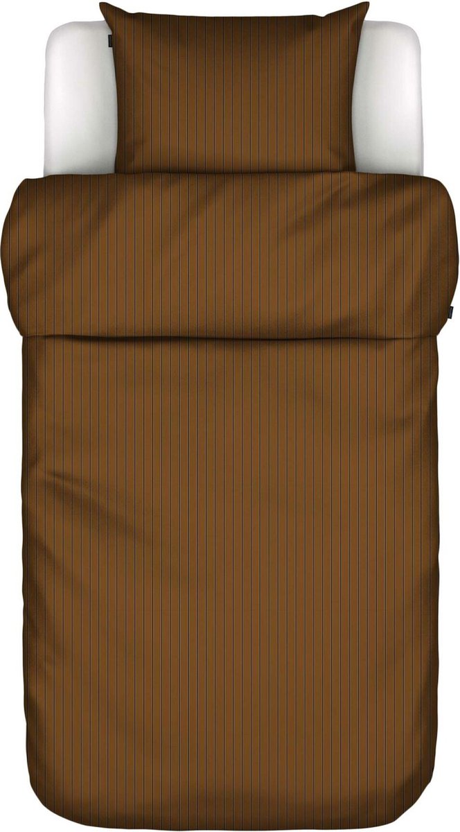 MARC O'POLO Mulji Dekbedovertrek Toffee brown - Tweepersoons – 200x200/220 cm