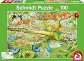 Schmidt puzzel Dieren in de Jungle - 100 stukjes - 6+