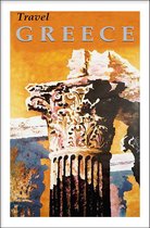 Walljar - Griekenland Vintage - Muurdecoratie - Poster met lijst