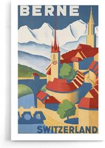 Walljar - Berne - Muurdecoratie - Poster.