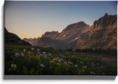 Walljar - Logan Pass - Muurdecoratie - Canvas schilderij