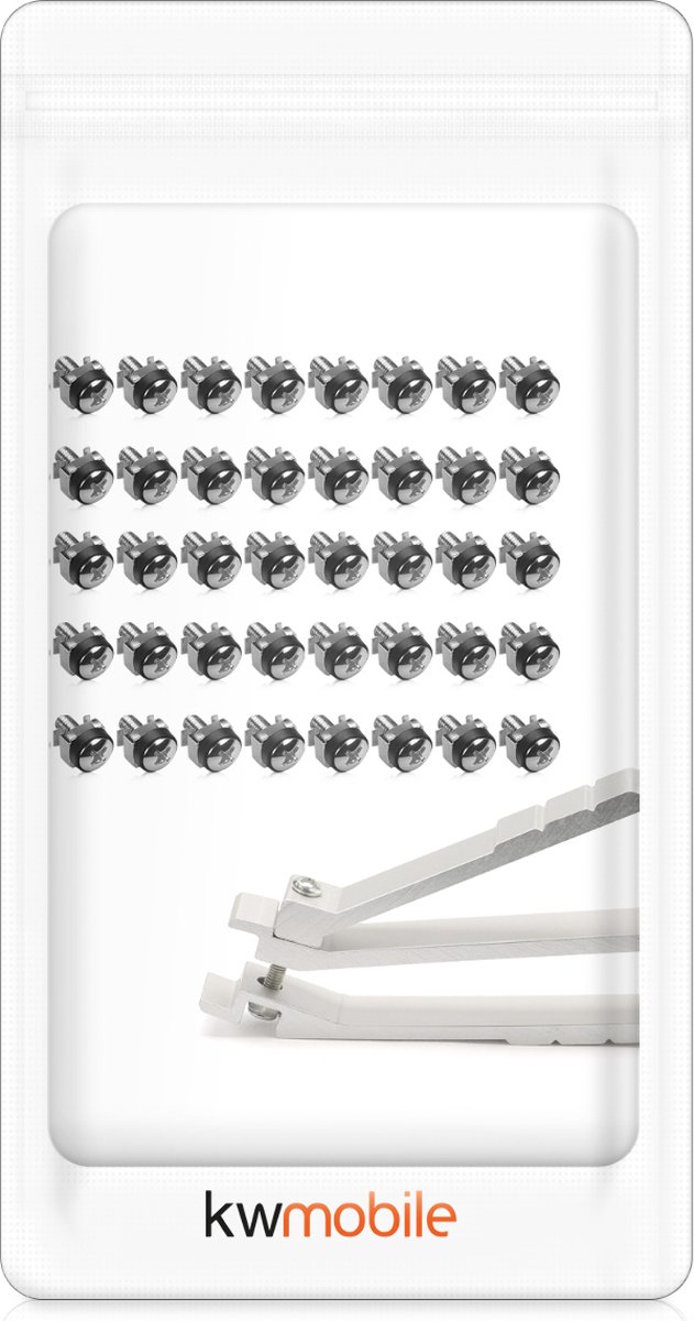 STARTECH 50 Stuks M5 Montageschroeven en Kooimoeren voor Serverrack