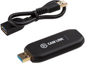 Elgato Cam Link 4K, externe camera capture card, streamen en opnemen met DSLR, camcorder, als webcam in 1080p60, 4K30 voor videoconferencing, kantoor aan huis, gaming, in OBS, Zoom, Teams, PC