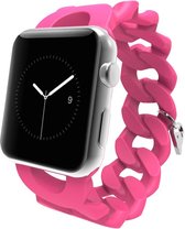 Case Mate Turnlock Strap Siliconen Bandje Geschikt voor Apple Watch Series 1 (38mm) - Roze