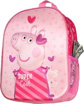 Peppa Pig Super Cool 3D Kleine Rugtas - Officiële Merchandise