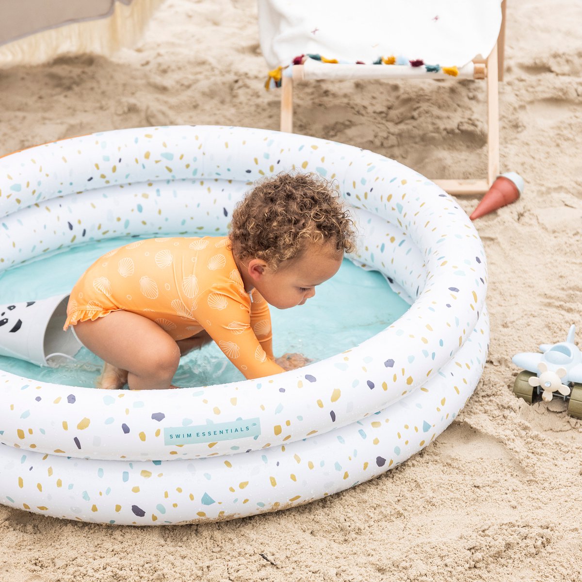Swim Essentials UV Badpak Meisjes Met Lange Mouwen - Oranje - Oranje Kiss — afbeelding 22