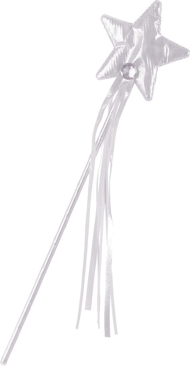Carnival Toys Toverstaf Fee Junior 37 Cm Zilver