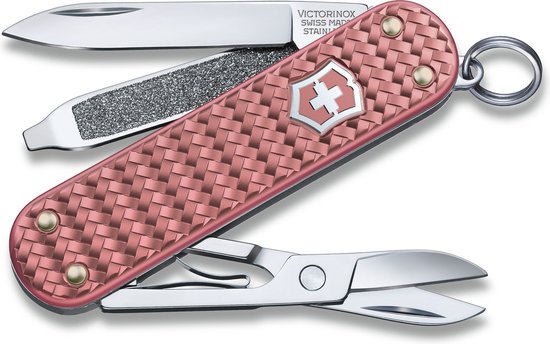 Foto: Victorinox classic precious alox zakmes gentle rose 5 functies