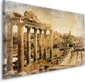 Schilderij - Forum Romanum, Premium Vintage Print, 5 maten