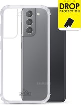 Samsung Galaxy S21 Hoesje - My Style - Protective Flex Serie - TPU Backcover - Transparant - Hoesje Geschikt Voor Samsung Galaxy S21