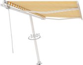 Everest Luifel vrijstaand automatisch 350x250 cm geel en wit